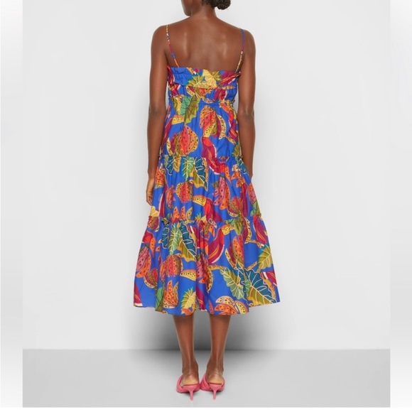 Farm Rio Farm Rio BEAKS BANANAS MIDI DRESS SIZE Large NWOT - Picture 3 of 6